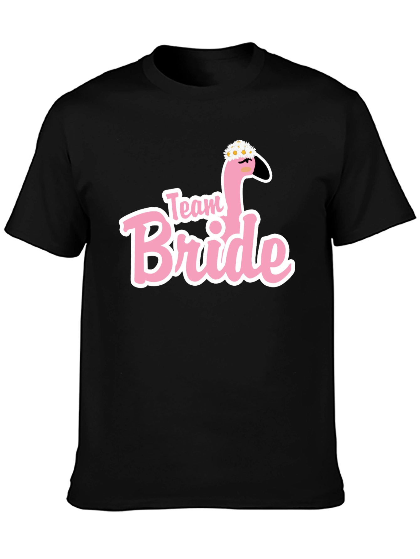 Team Bride Flamingo T-Shirt Bachelorette Party Tee