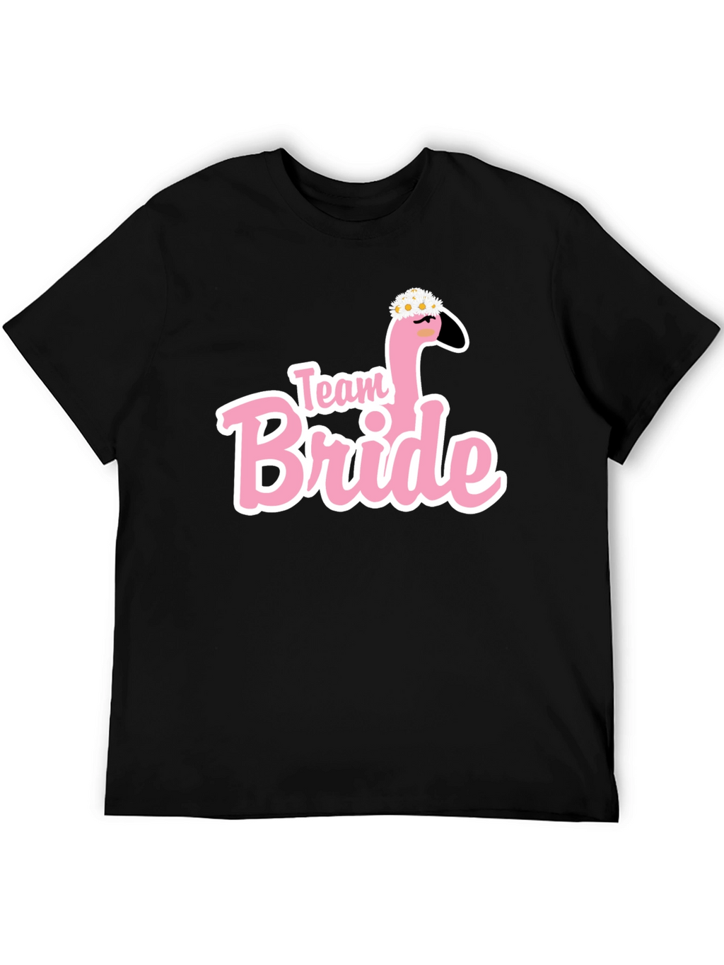 Team Bride Flamingo T-Shirt Bachelorette Party Tee