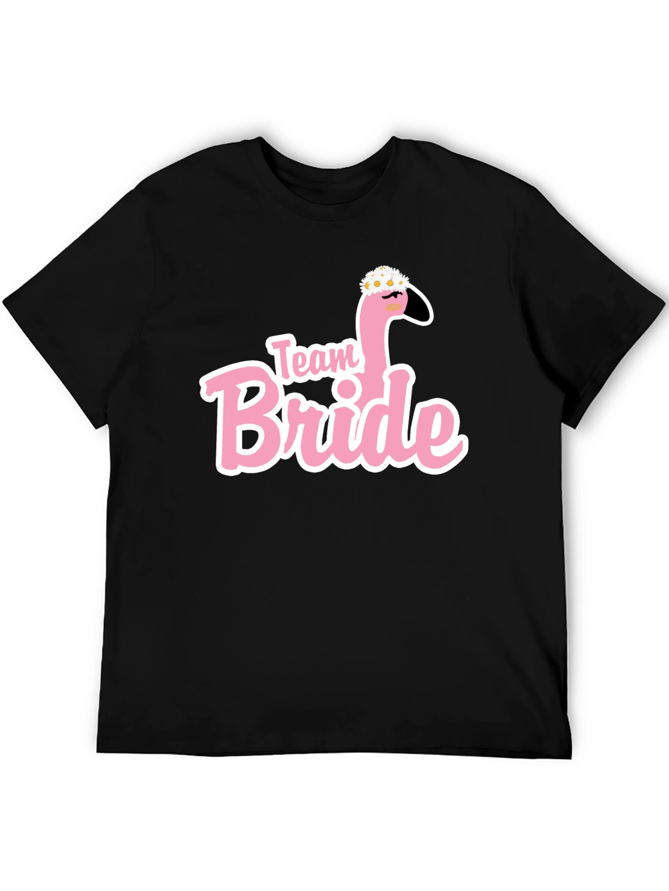 Team Bride Flamingo T-Shirt Bachelorette Party Tee