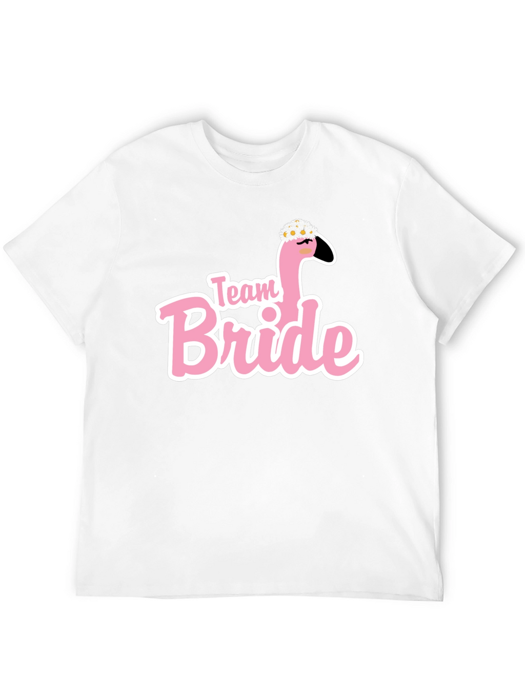 Team Bride Flamingo T-Shirt Bachelorette Party Tee