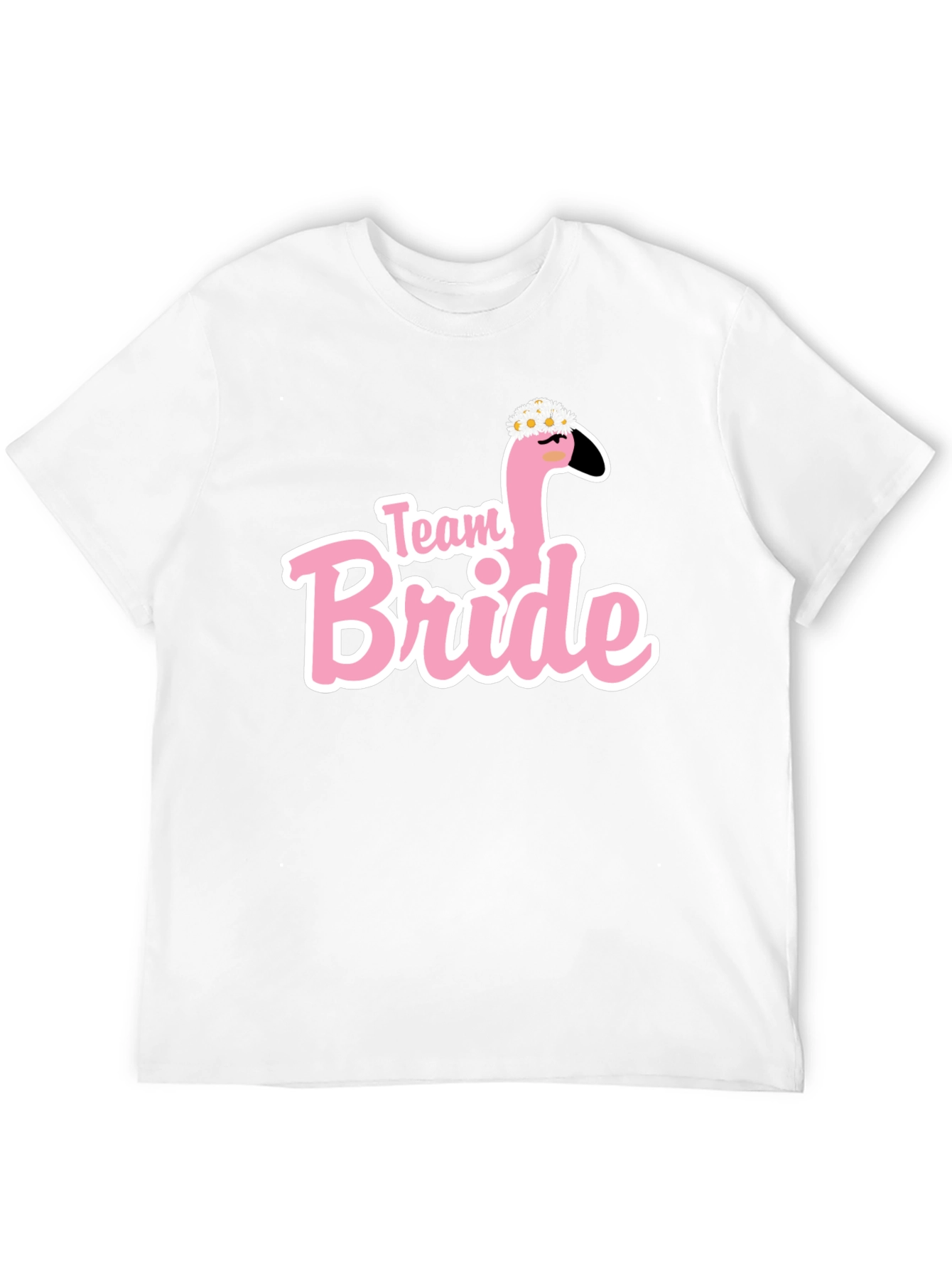 Team Bride Flamingo T-Shirt Bachelorette Party Tee