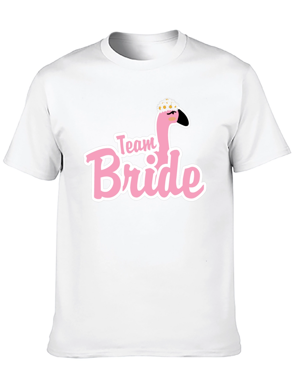 Team Bride Flamingo T-Shirt Bachelorette Party Tee