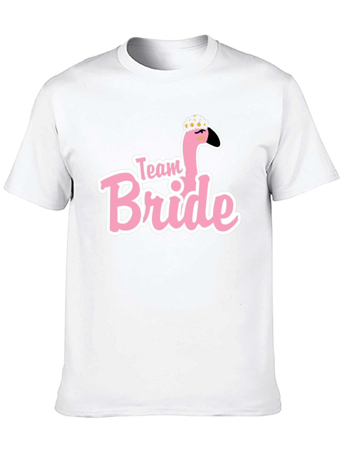 Team Bride Flamingo T-Shirt Bachelorette Party Tee