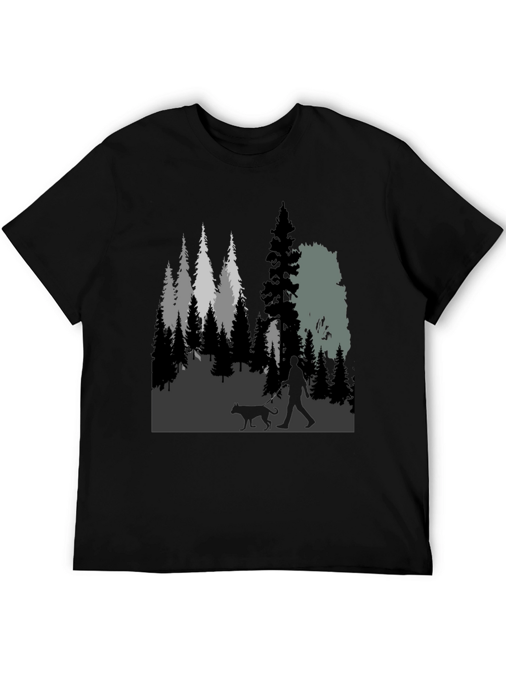 Nature Walk Graphic Tee - Forest Silhouette