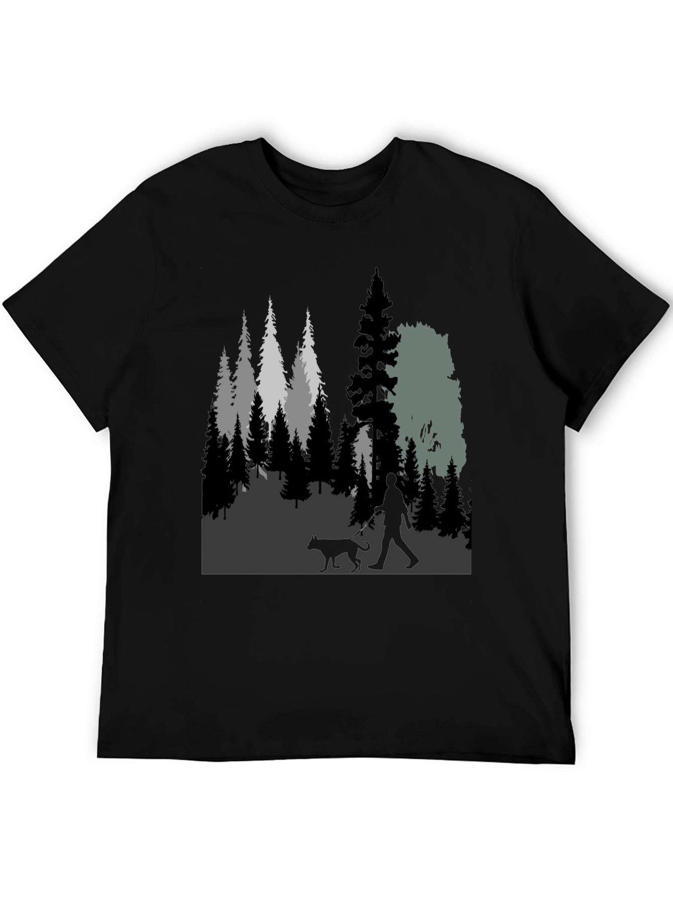 Nature Walk Graphic Tee - Forest Silhouette