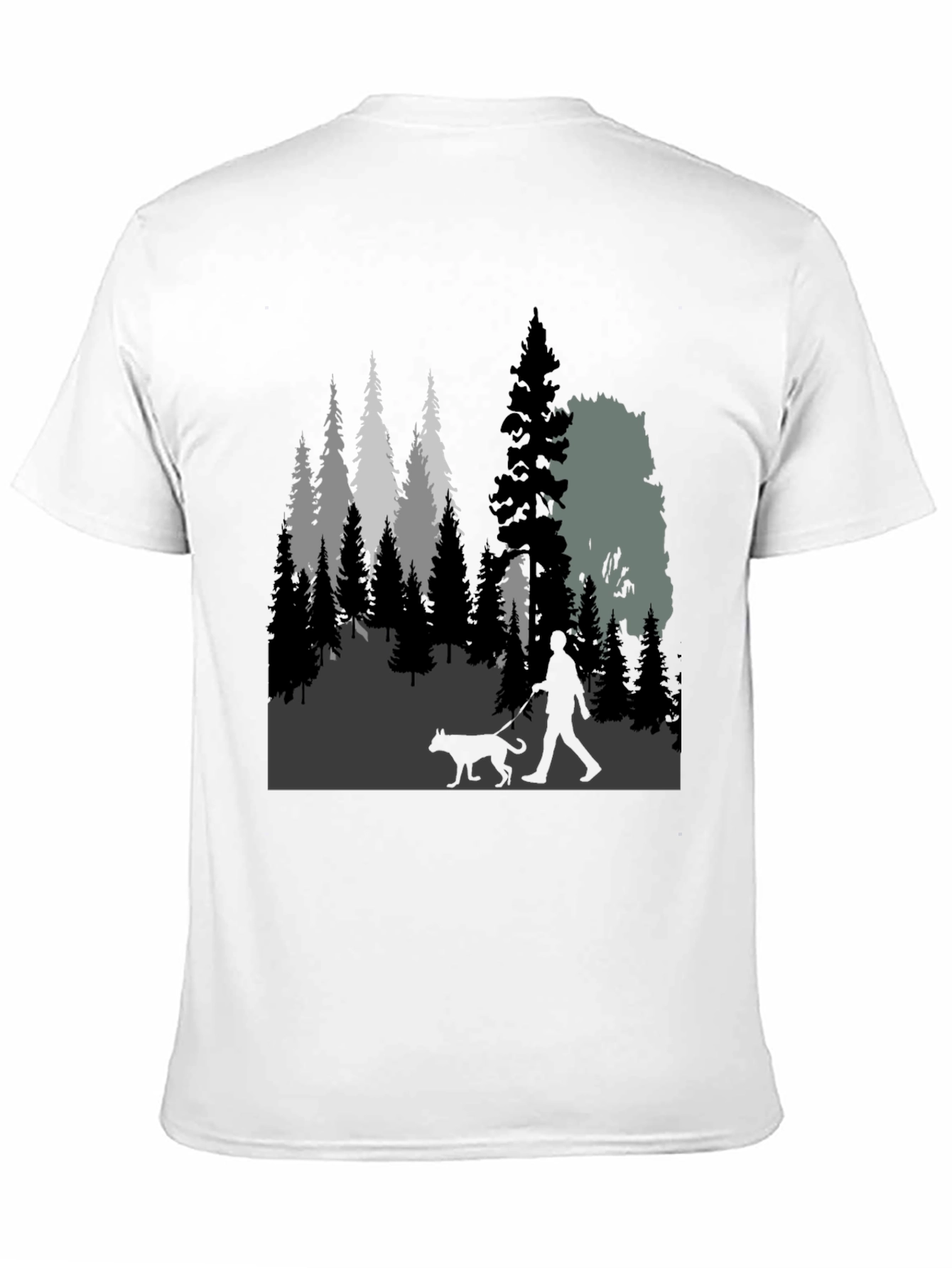 Nature Walk Graphic Tee - Forest Silhouette