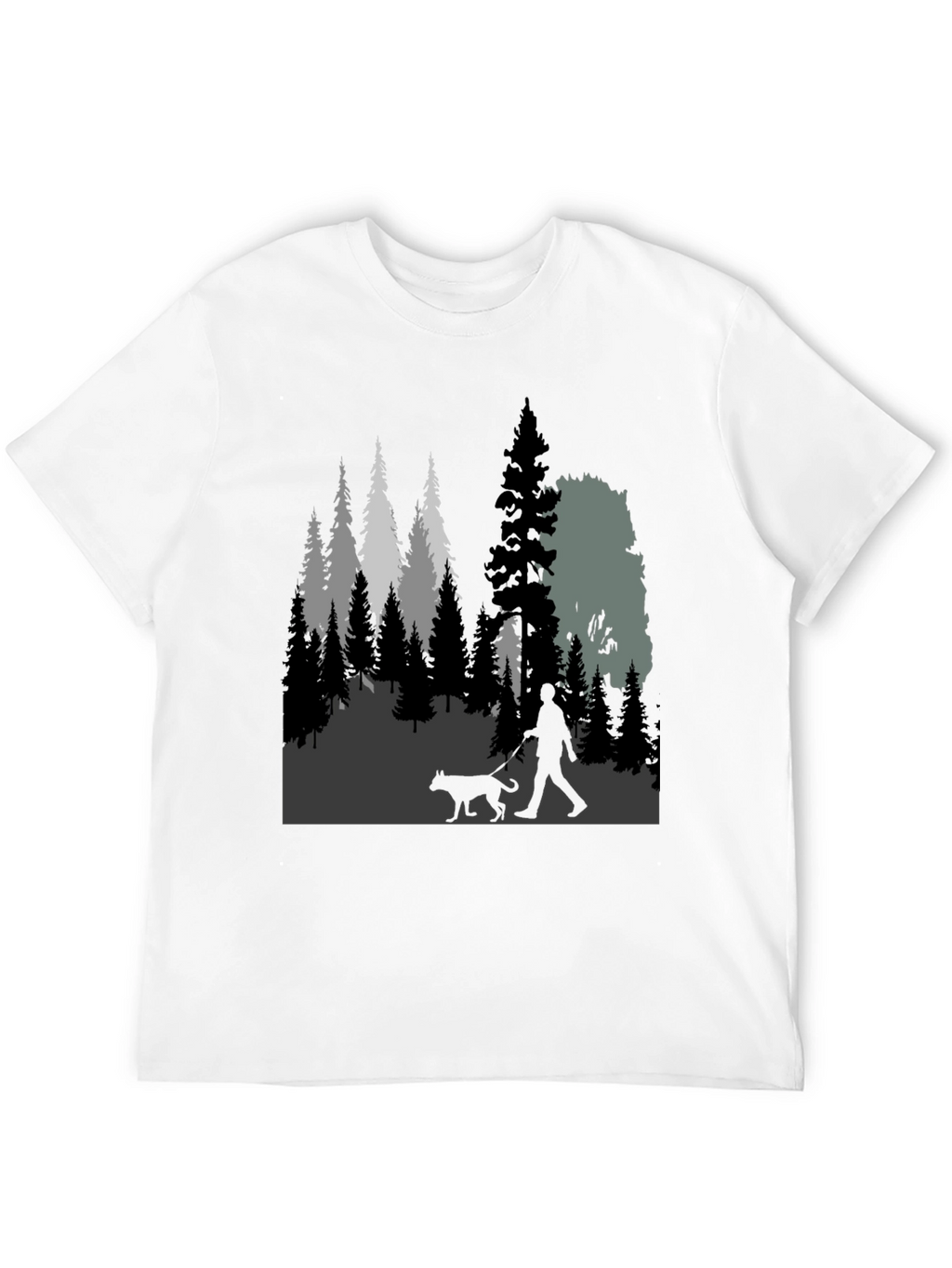 Nature Walk Graphic Tee - Forest Silhouette