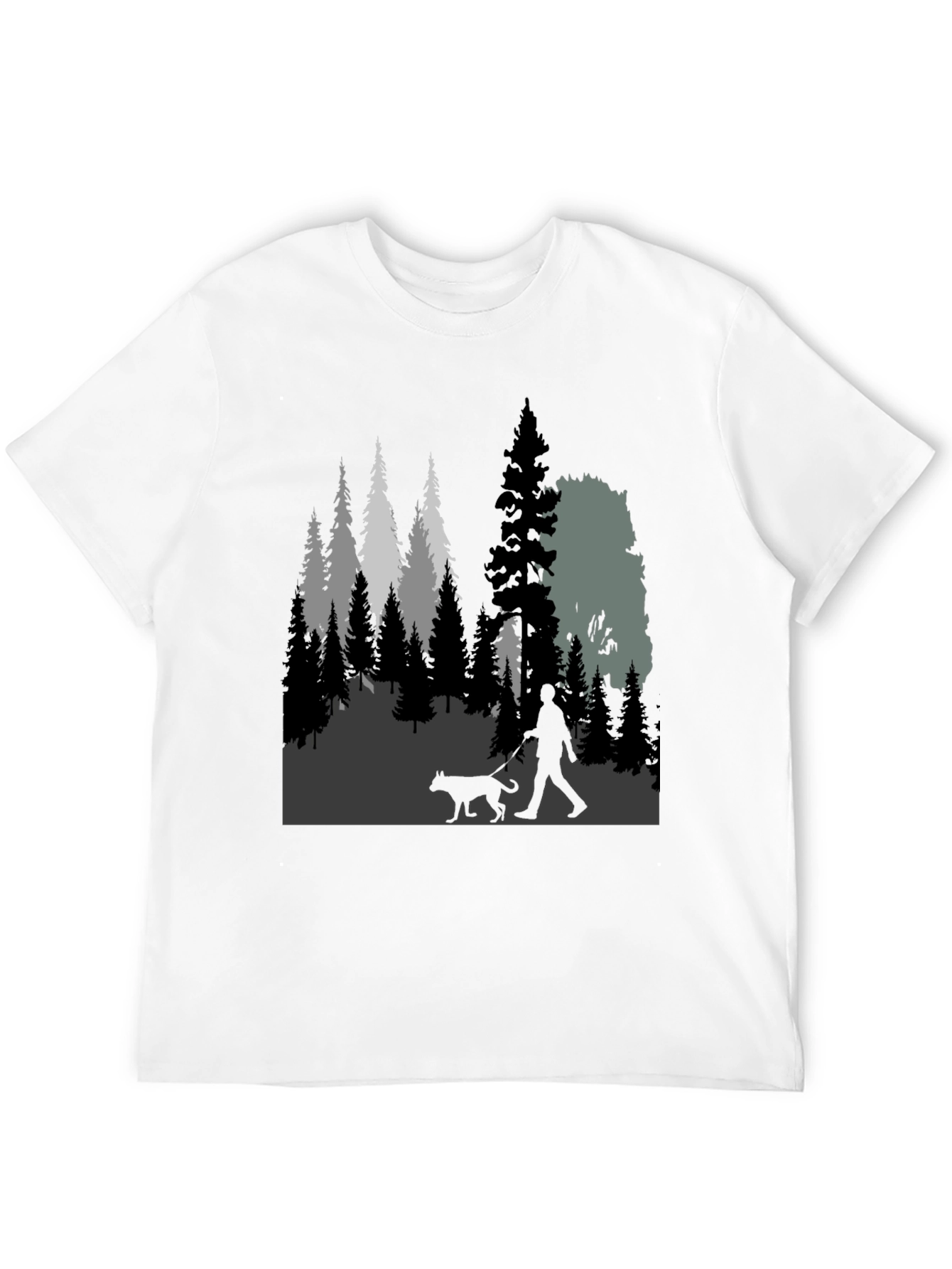 Nature Walk Graphic Tee - Forest Silhouette