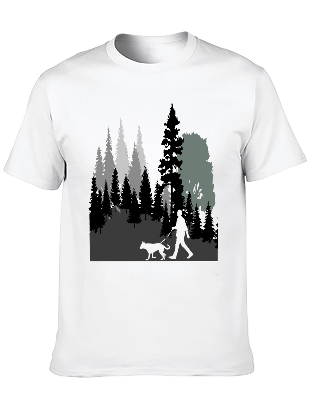 Nature Walk Graphic Tee - Forest Silhouette