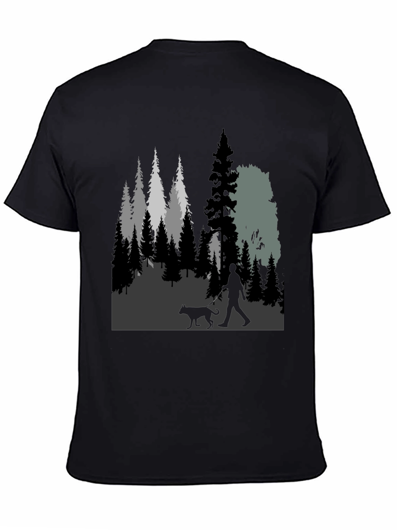 Nature Walk Graphic Tee - Forest Silhouette