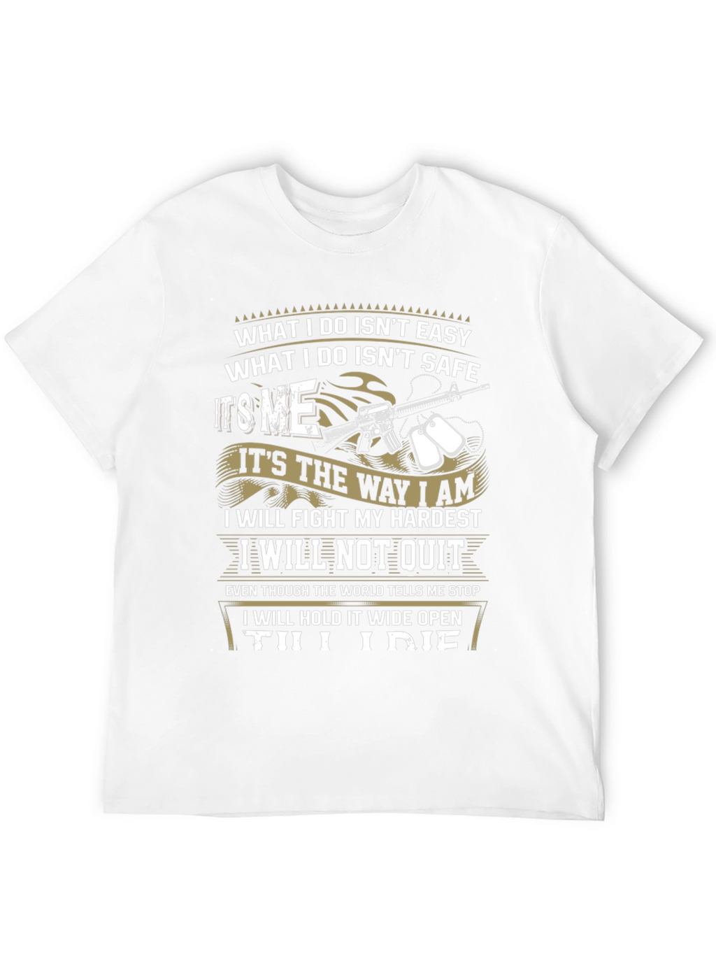 Patriotic Till I Die Graphic T-Shirt