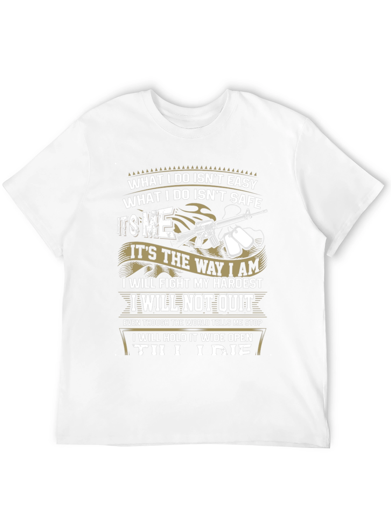 Patriotic Till I Die Graphic T-Shirt