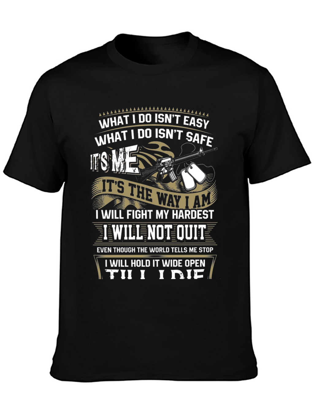 Patriotic Till I Die Graphic T-Shirt