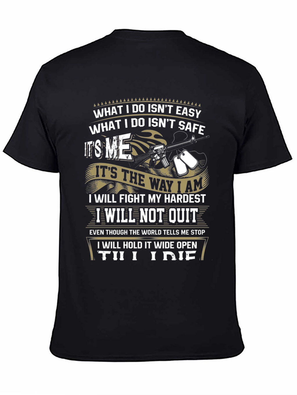 Patriotic Till I Die Graphic T-Shirt