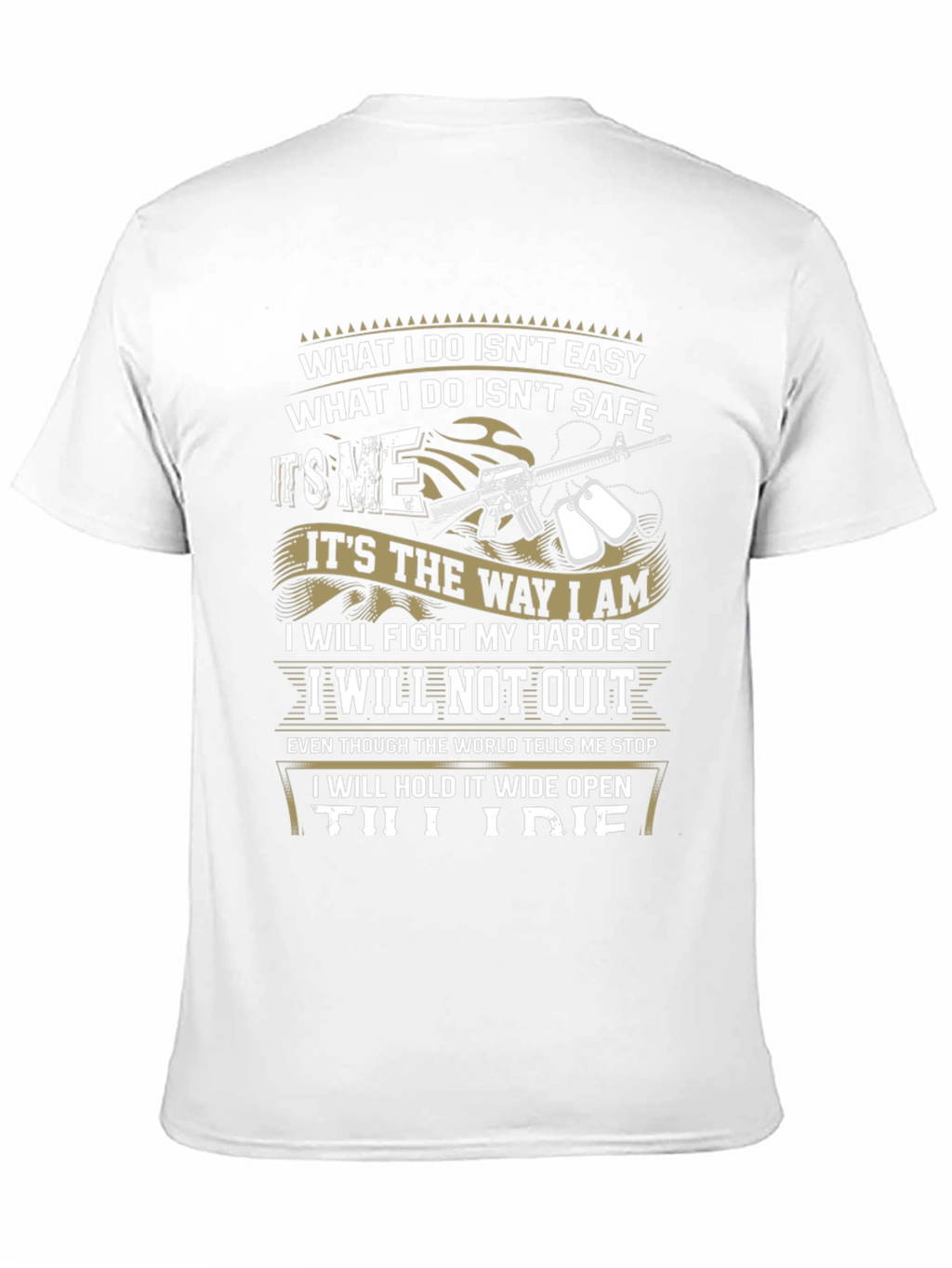 Patriotic Till I Die Graphic T-Shirt