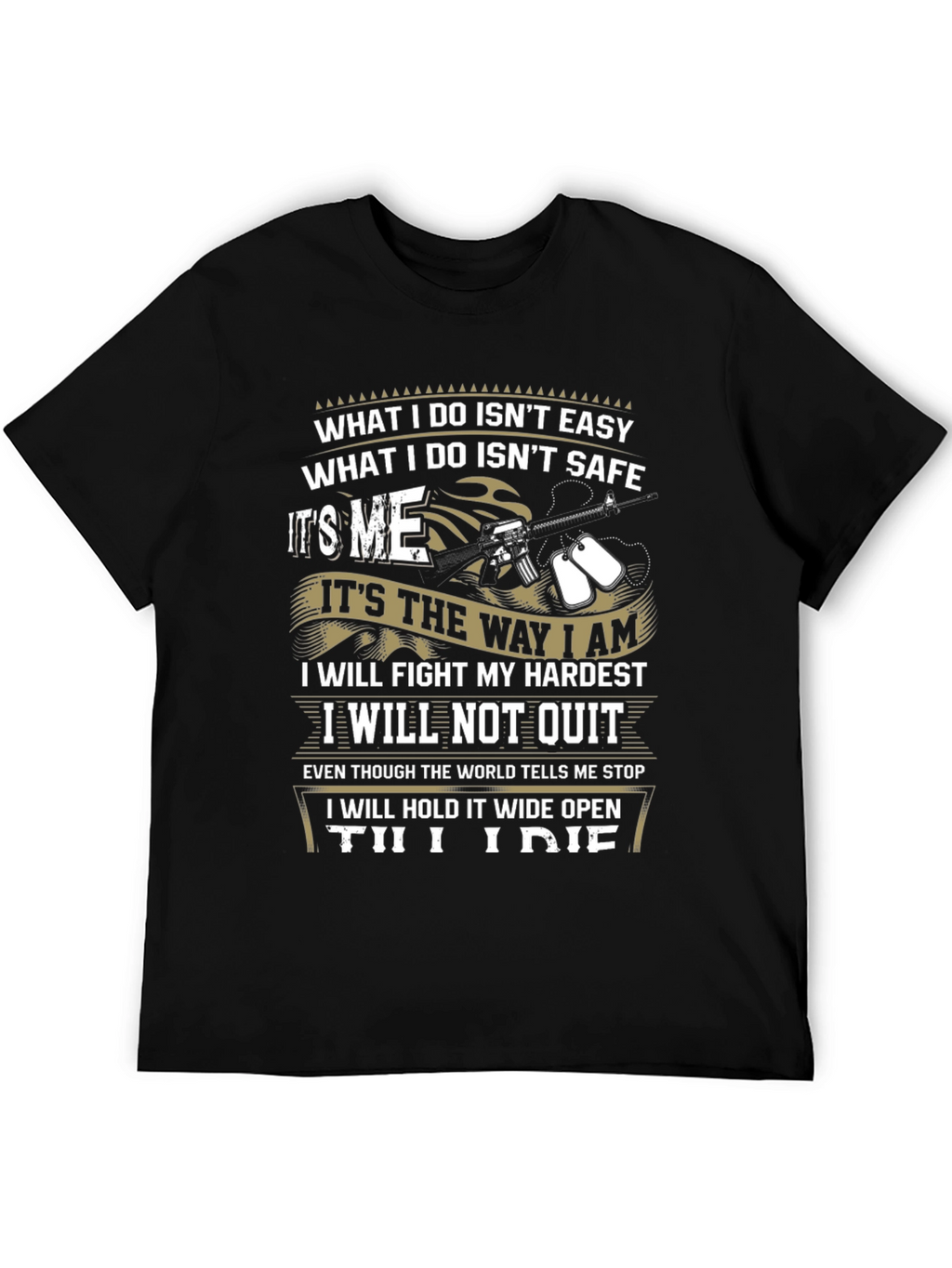 Patriotic Till I Die Graphic T-Shirt