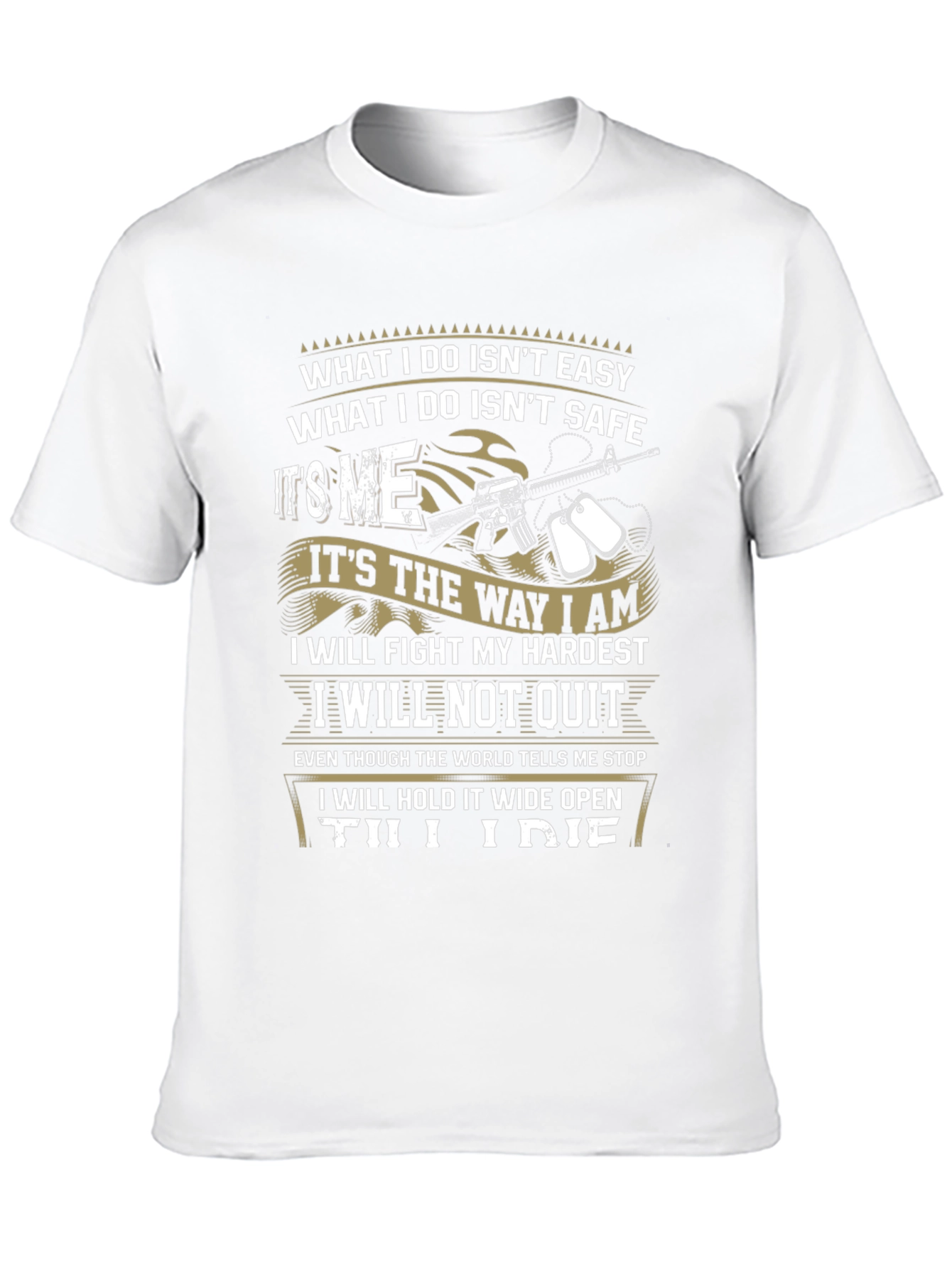 Patriotic Till I Die Graphic T-Shirt