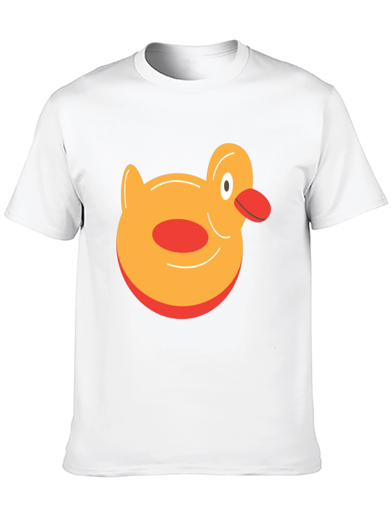 Duck Graphic Tee - Black Cotton T-Shirt