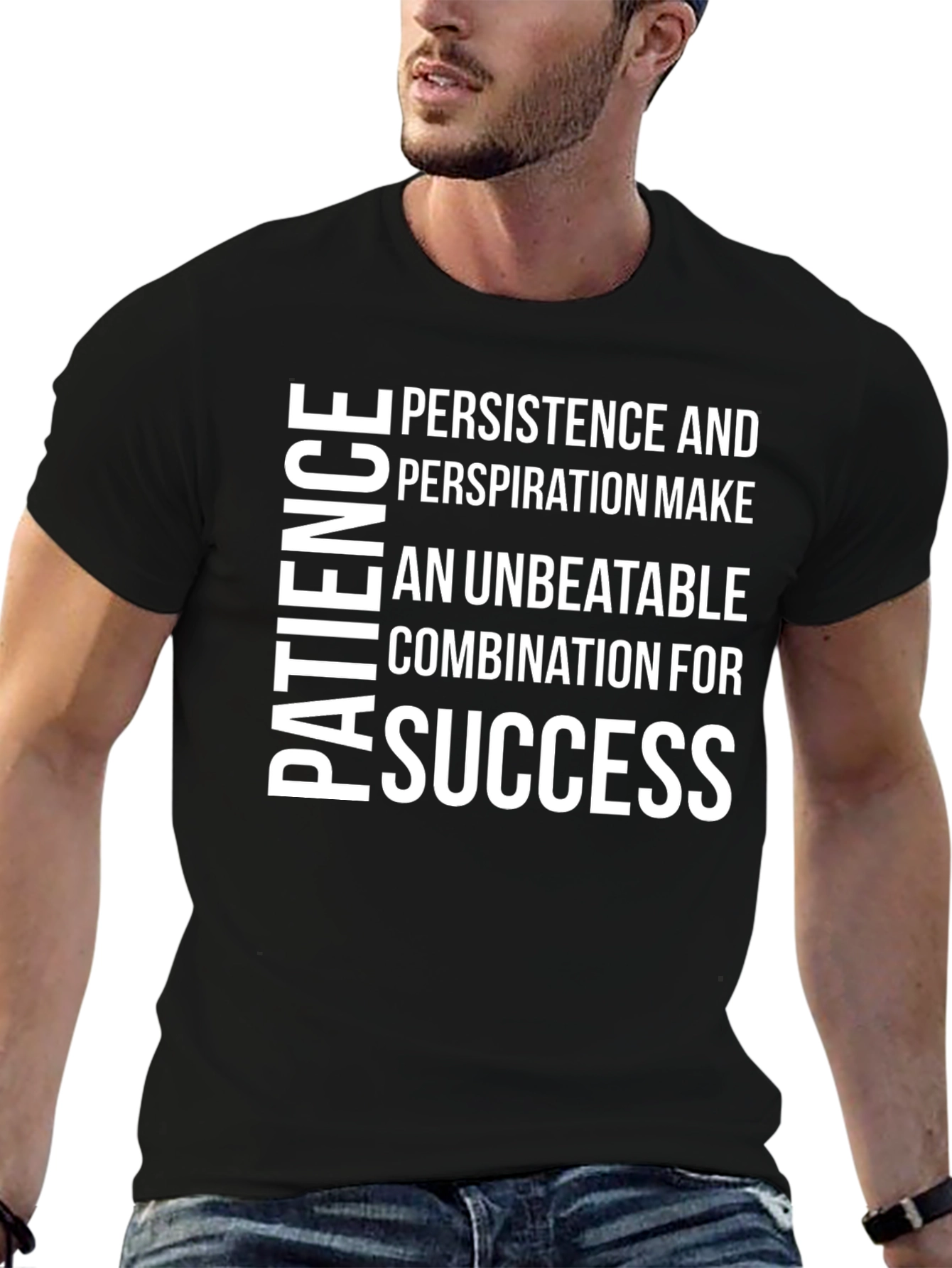 Motivational Graphic Print Tee