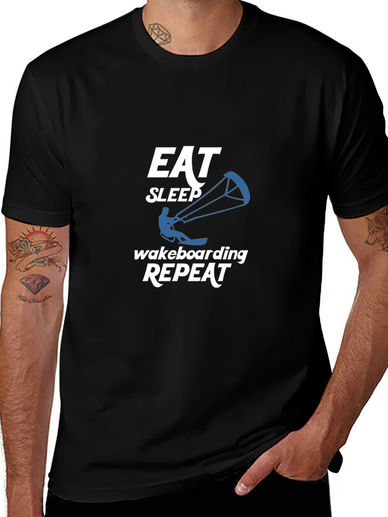 Eat Sleep Wakeboarding Repeat T-Shirt