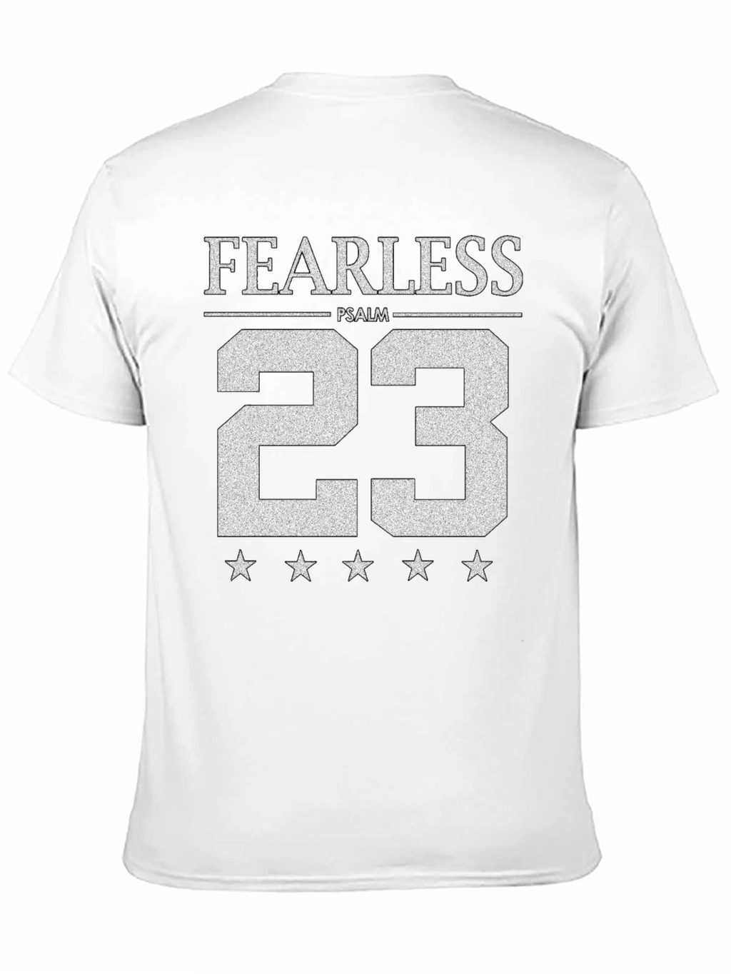 Fearless Psalm 23 Graphic Tee - Black