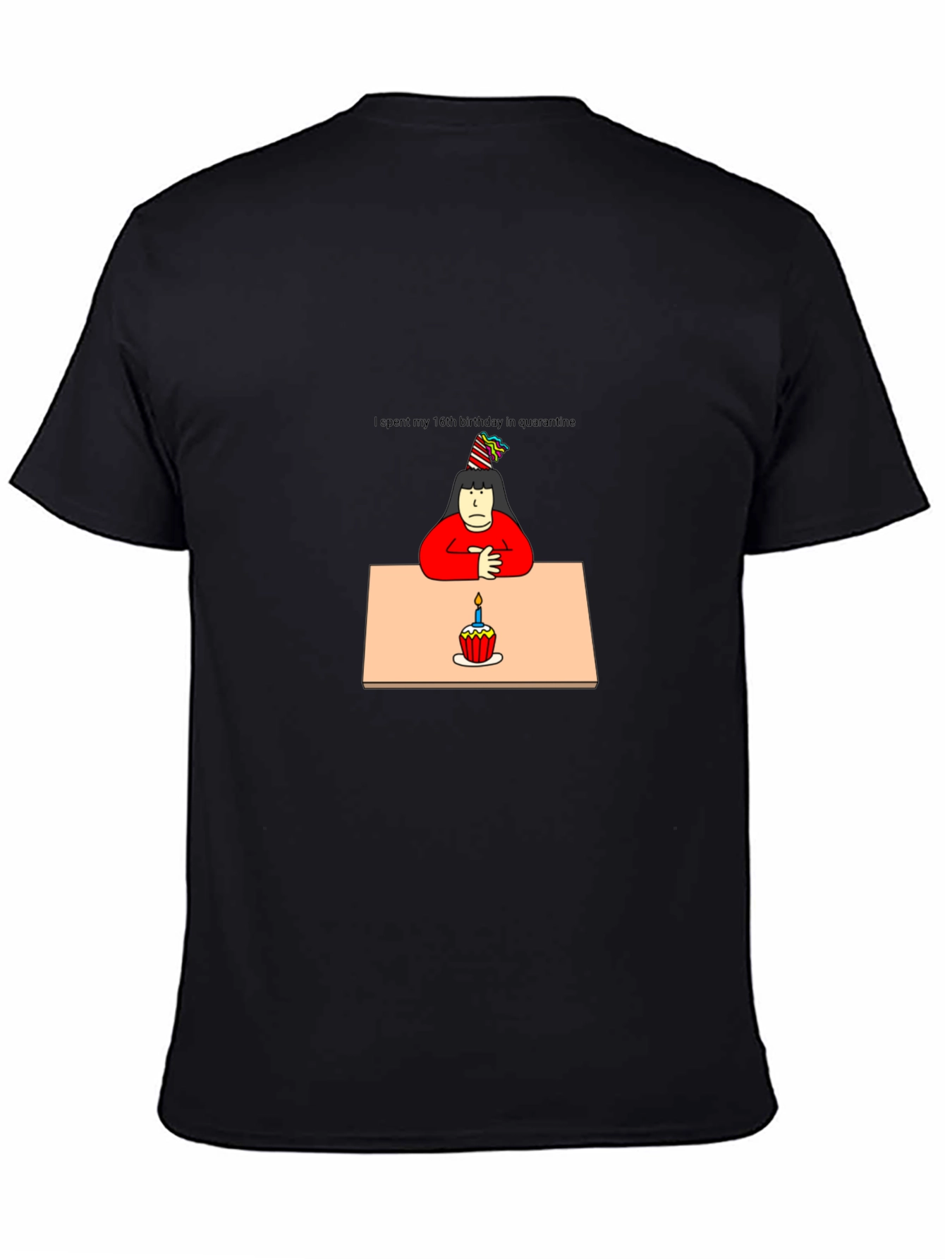 Quarantine Birthday T-Shirt - Unisex Black Tee