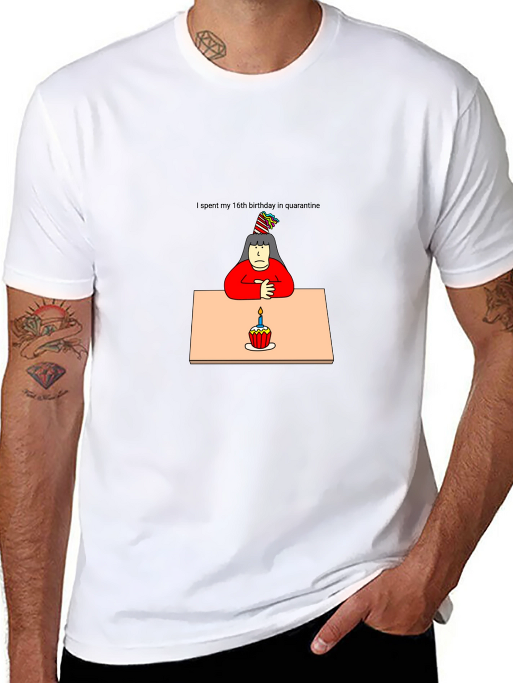 Quarantine Birthday T-Shirt - Unisex Black Tee