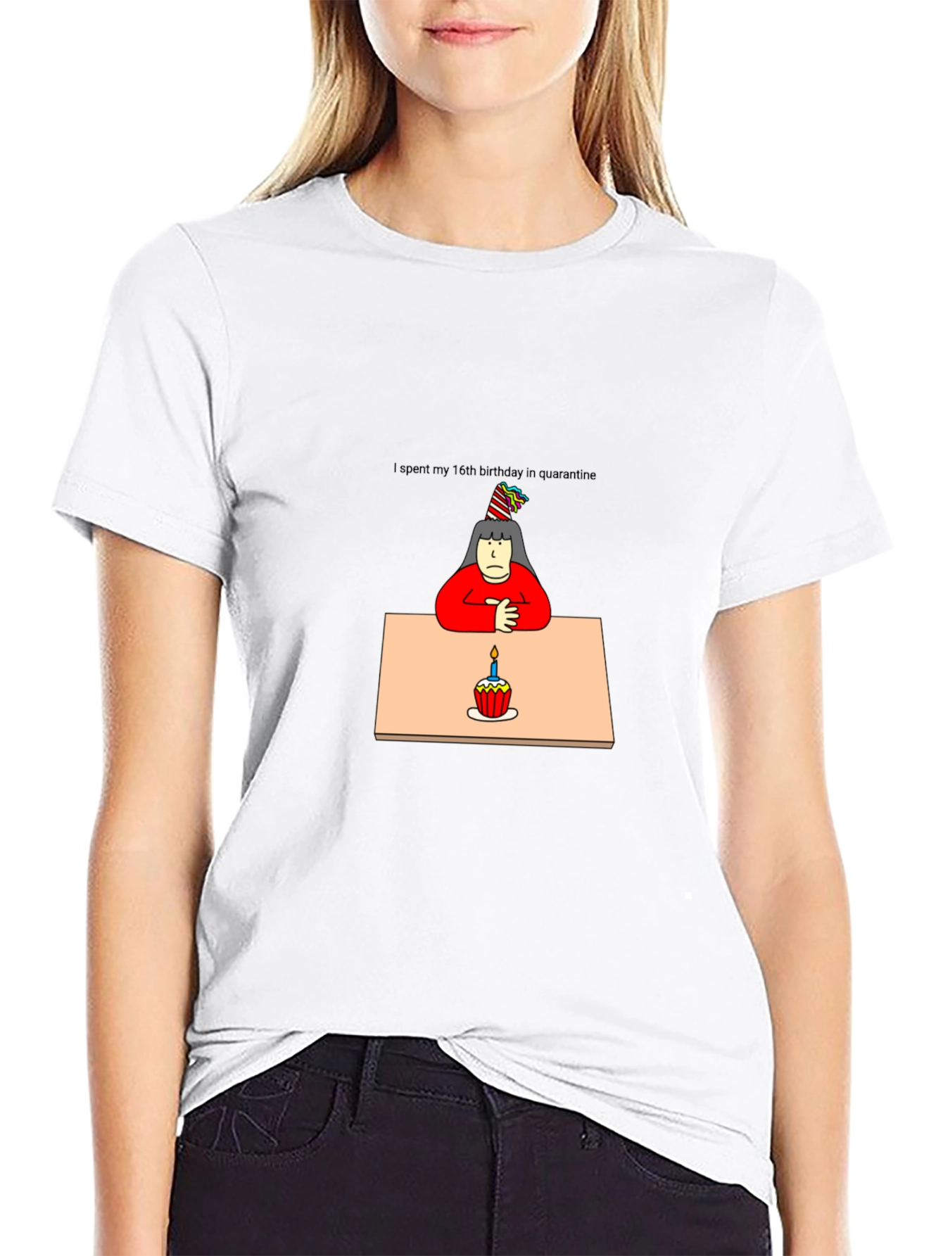Quarantine Birthday T-Shirt - Unisex Black Tee