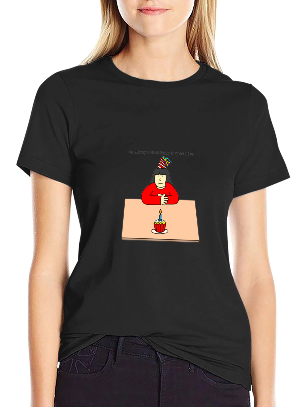 Quarantine Birthday T-Shirt - Unisex Black Tee