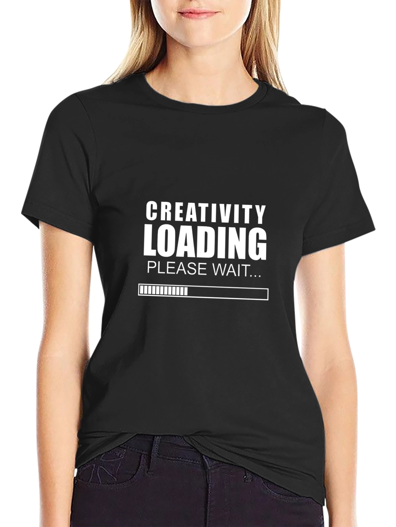 Creativity Loading Funny Graphic T-Shirt
