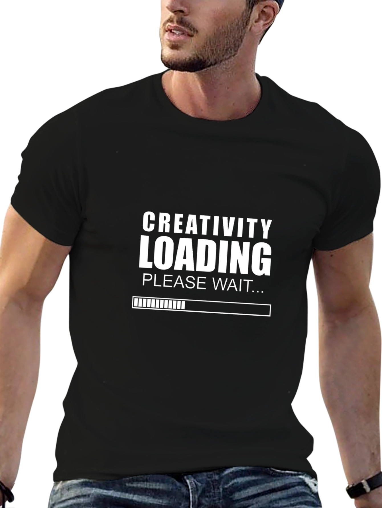 Creativity Loading Funny Graphic T-Shirt
