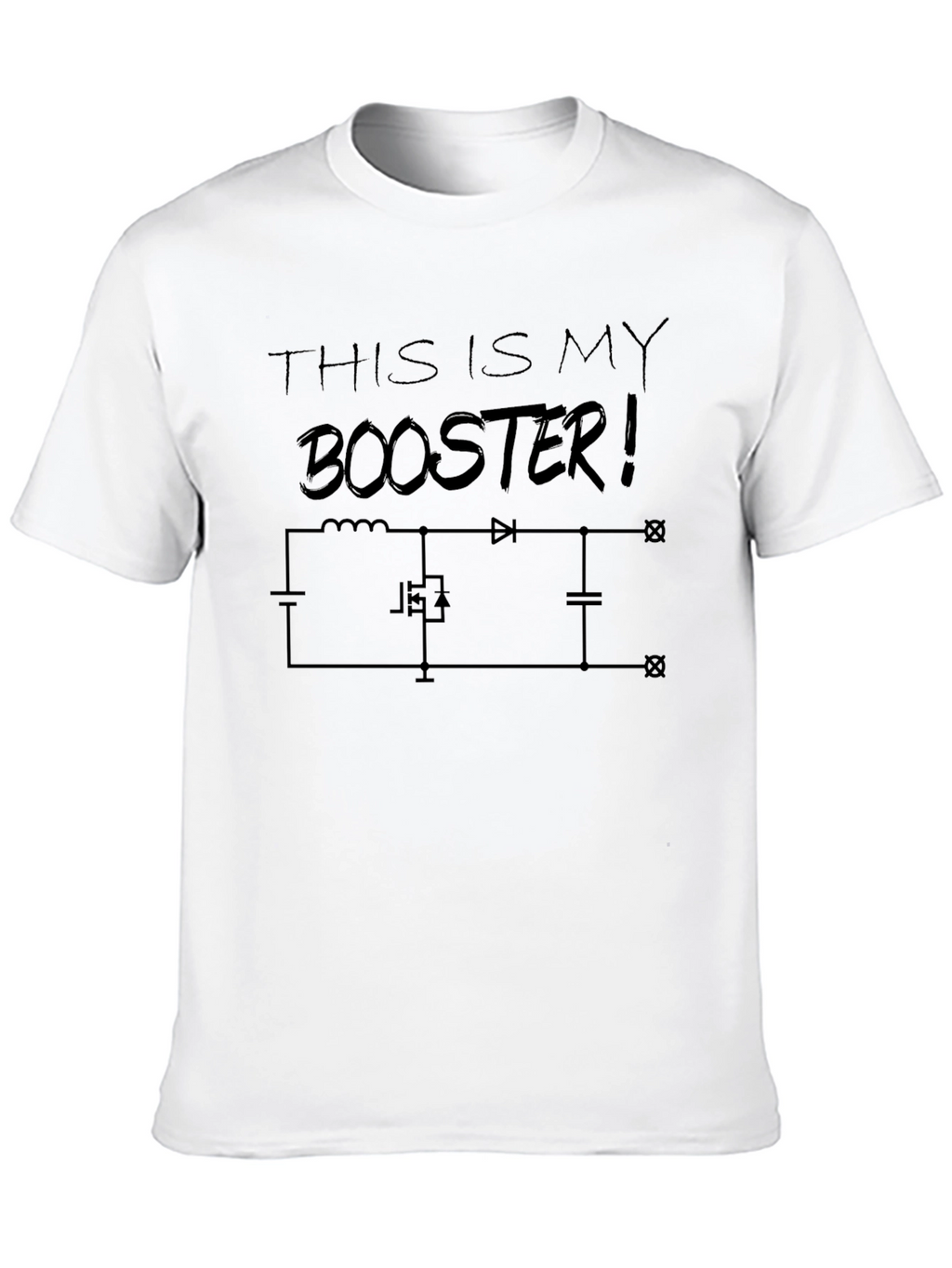 This Is My Booster T-Shirt - Electronics Nerdy Geeky