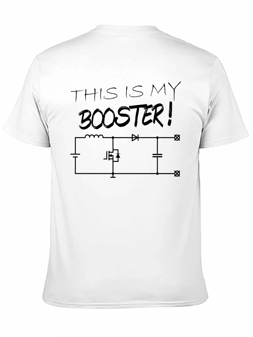This Is My Booster T-Shirt - Electronics Nerdy Geeky