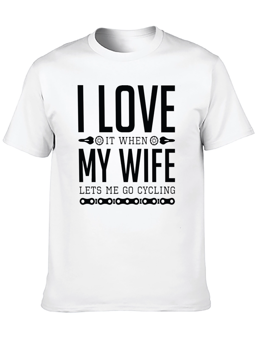 I Love My Wife Cycling T-Shirt