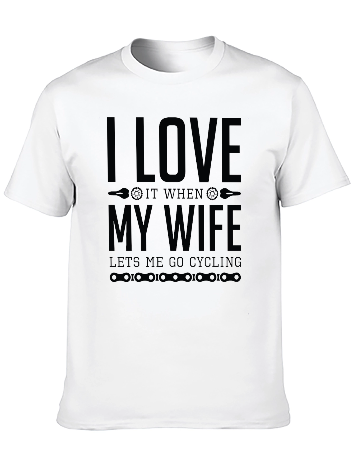 I Love My Wife Cycling T-Shirt