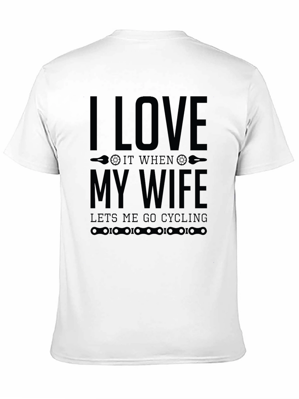 I Love My Wife Cycling T-Shirt