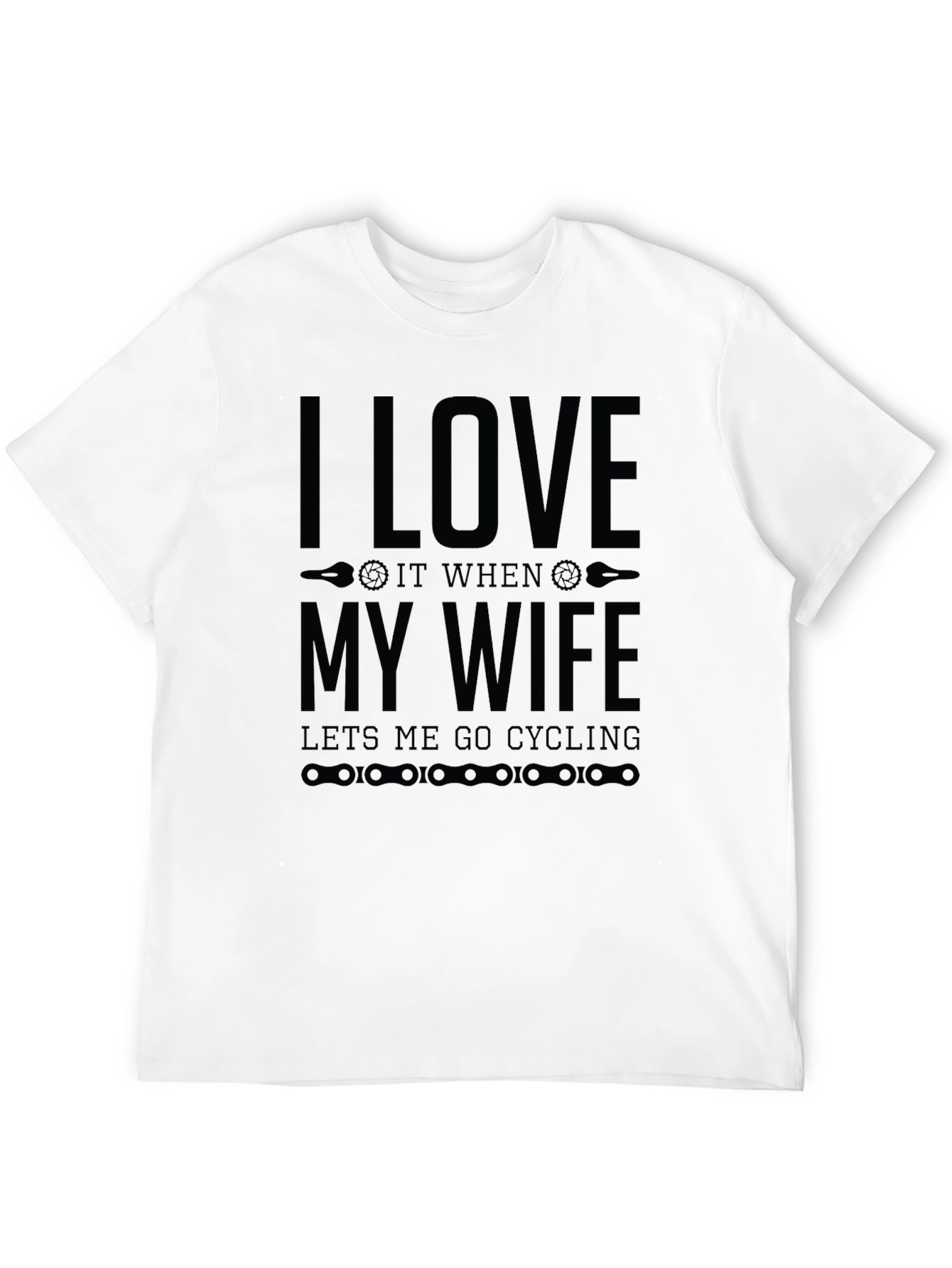 I Love My Wife Cycling T-Shirt