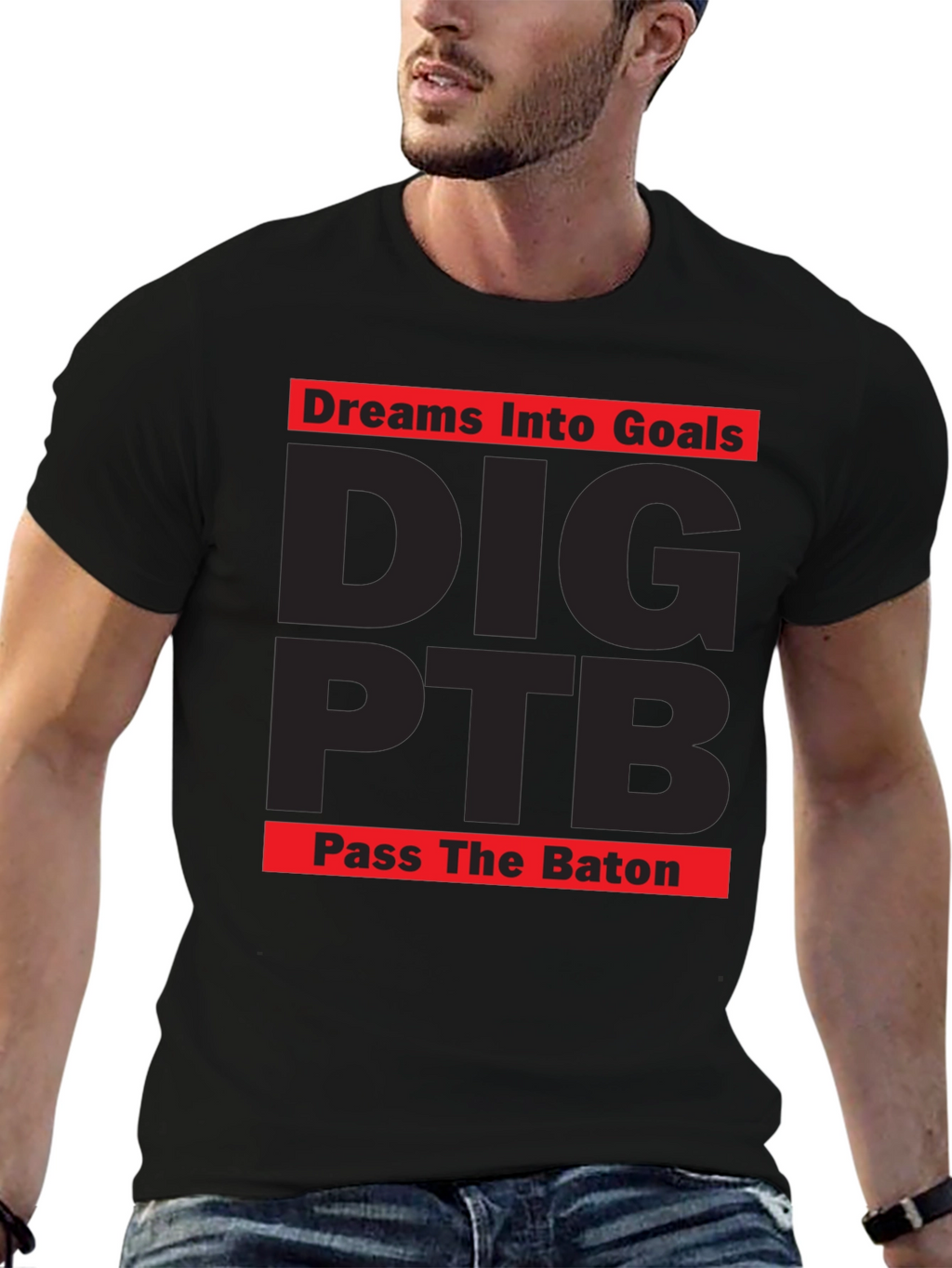 Dreams Into Goals Graphic Tee