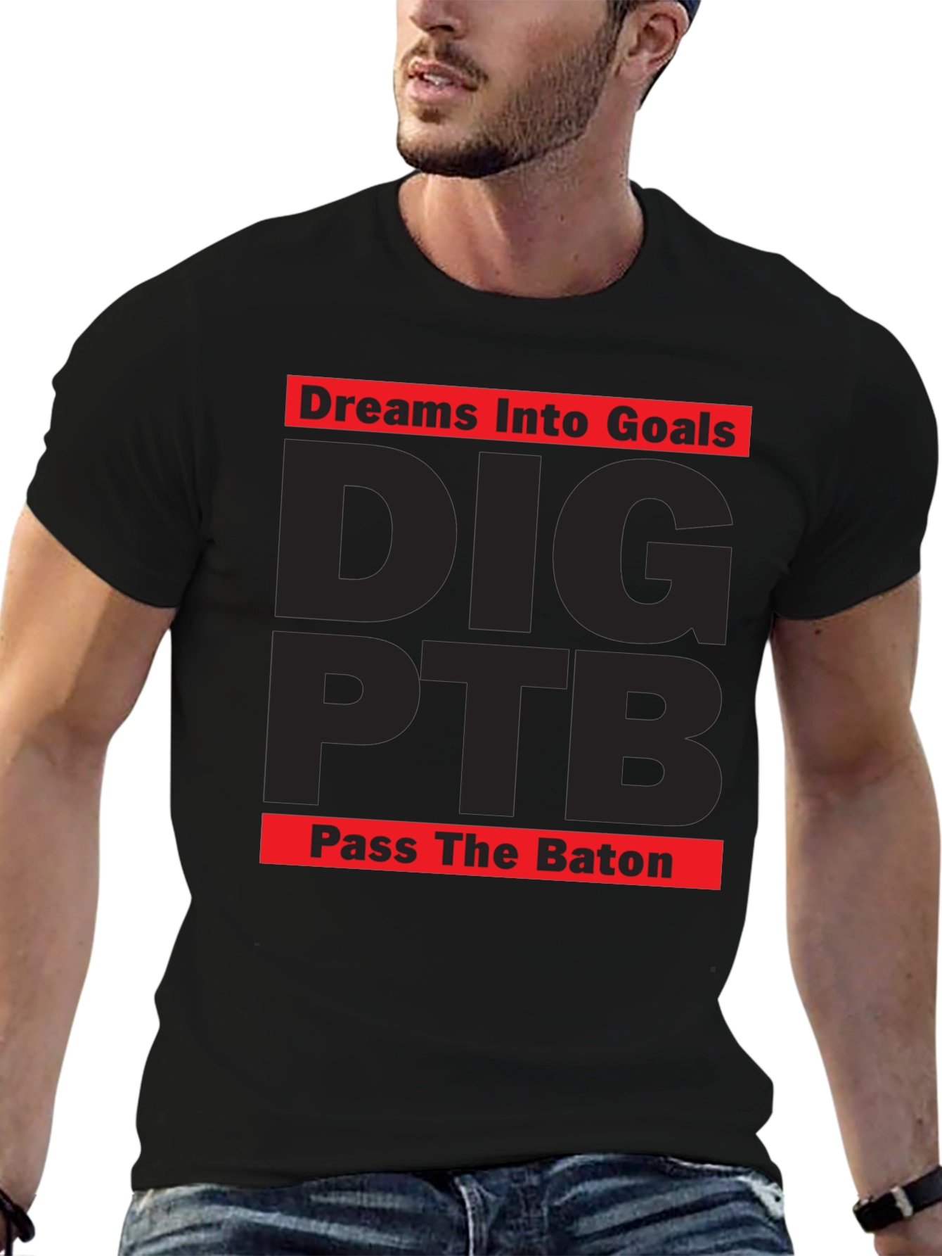 Dreams Into Goals Graphic Tee