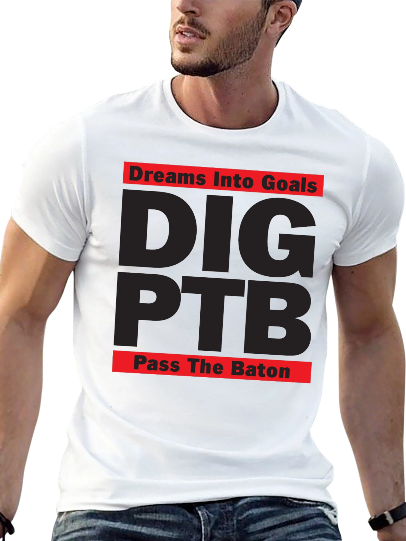 Dreams Into Goals Graphic Tee