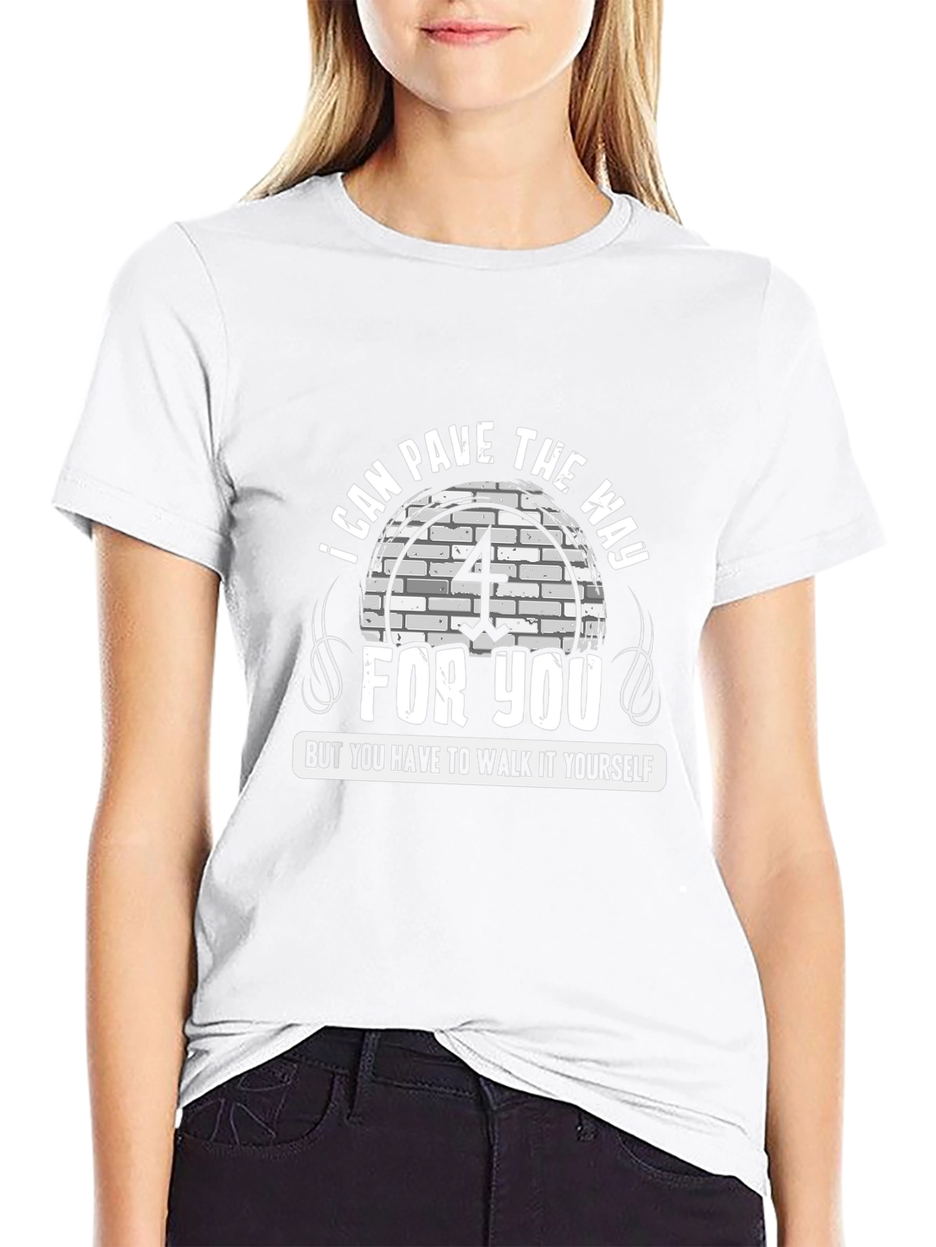 Pave The Way Graphic T-Shirt - Unisex Black Tee
