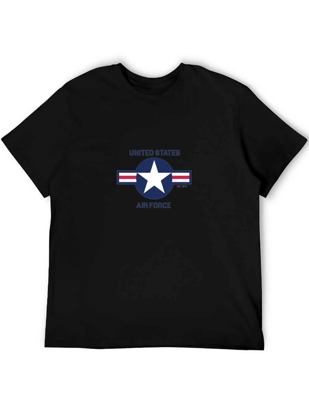 US Air Force Logo Black T-Shirt
