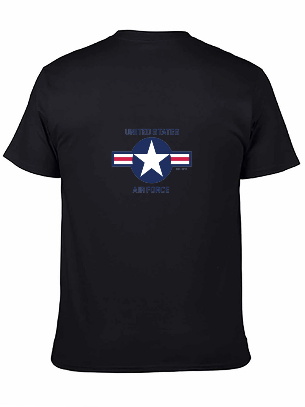 US Air Force Logo Black T-Shirt