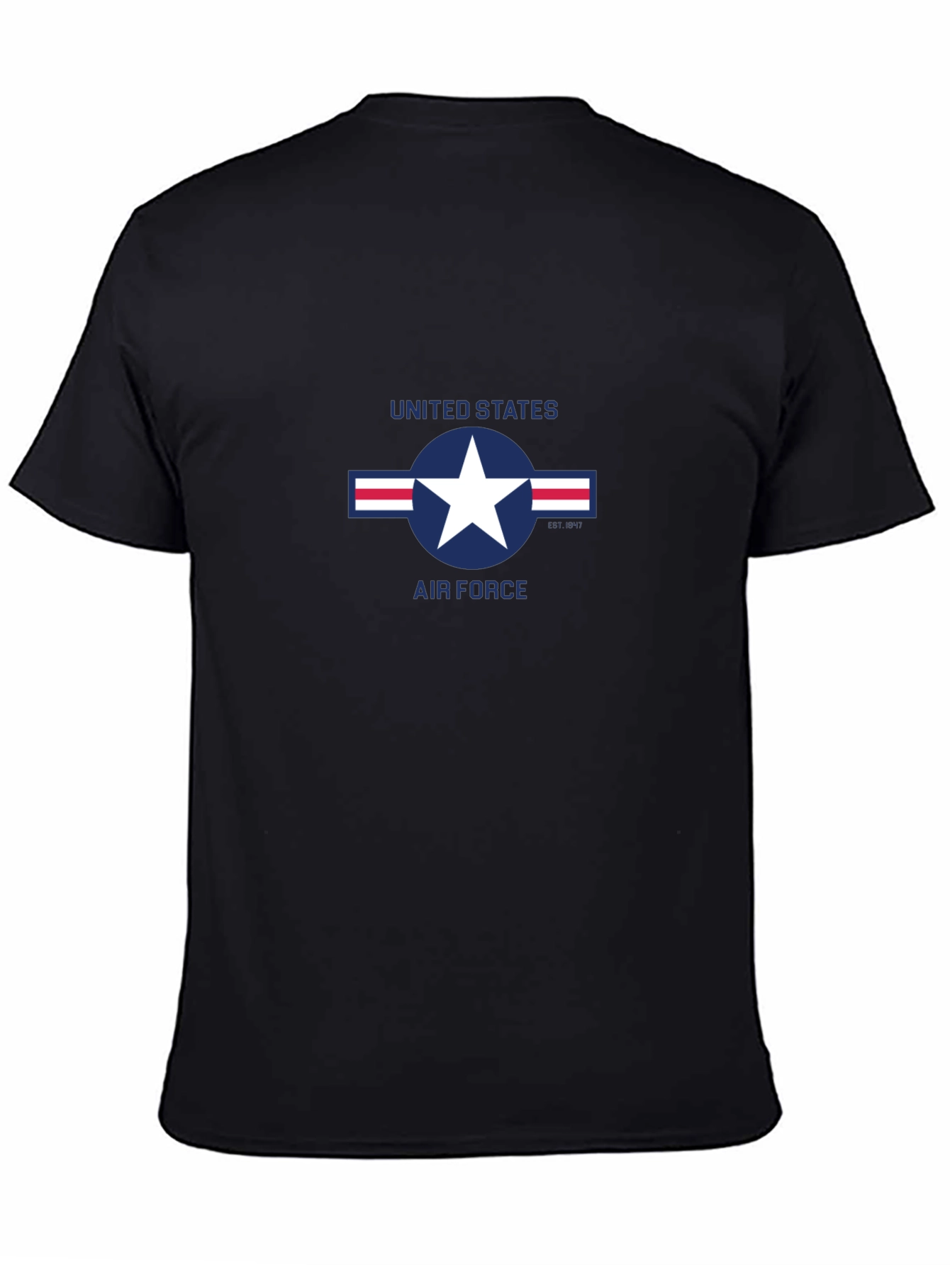 US Air Force Logo Black T-Shirt