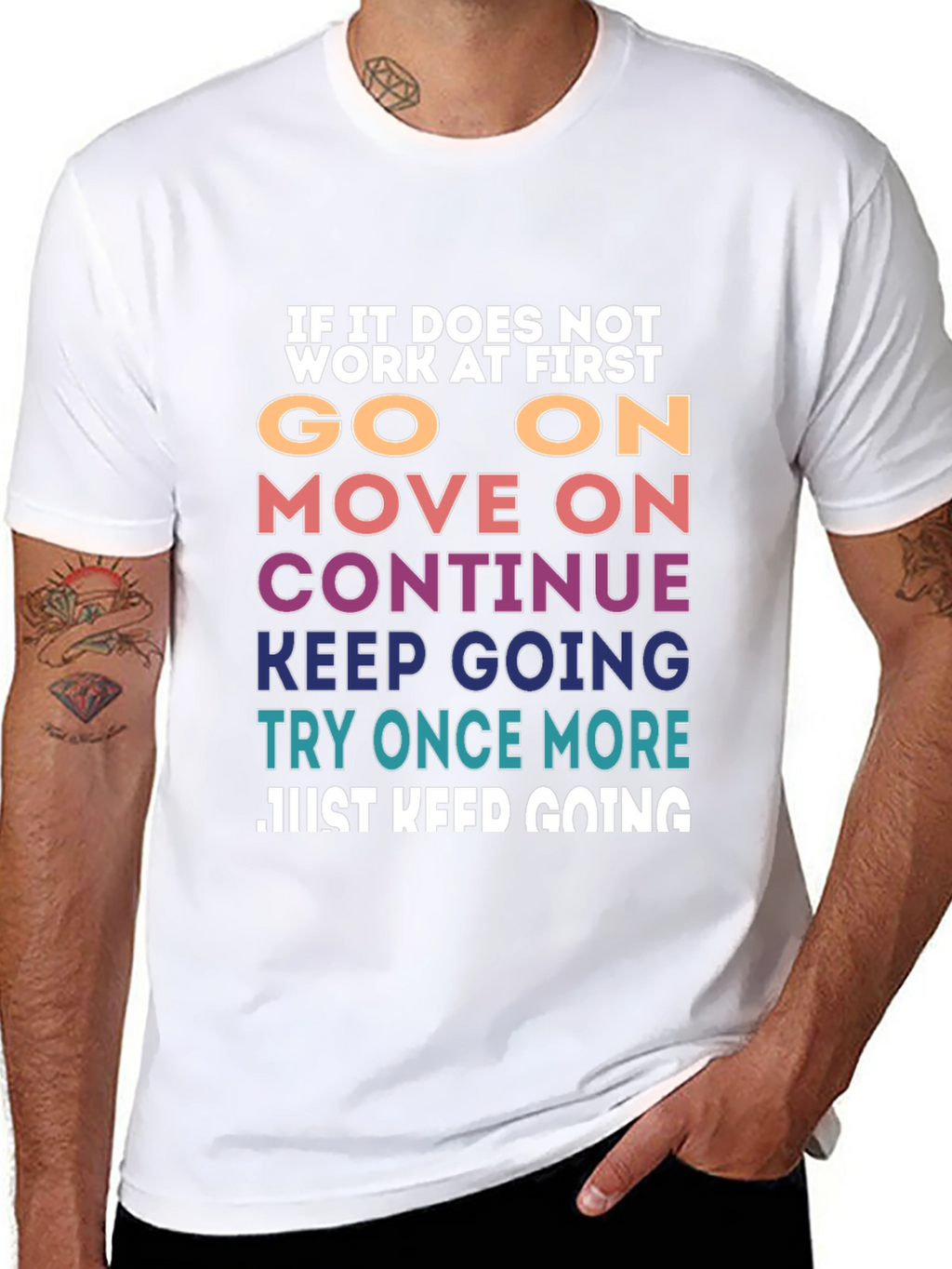 Motivational T-Shirt: Keep Going