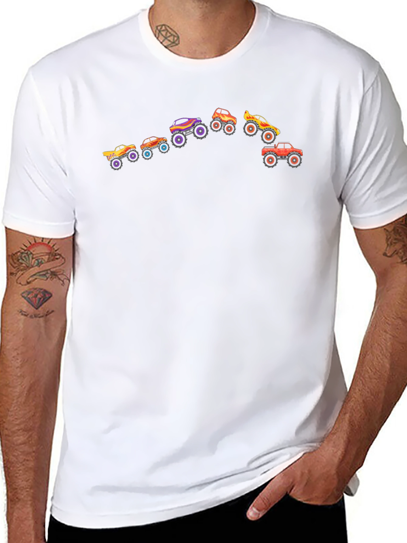 Monster Truck Lineup Tee