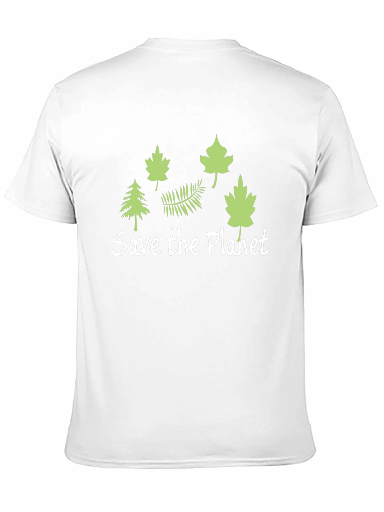 Eco-Friendly Save the Planet Black T-Shirt