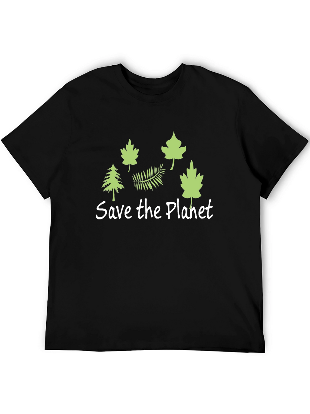 Eco-Friendly Save the Planet Black T-Shirt
