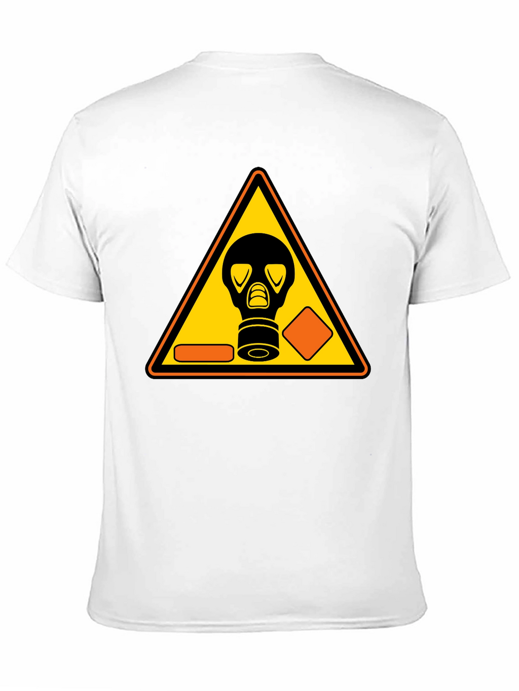 Biohazard Gas Mask Graphic Black T-Shirt