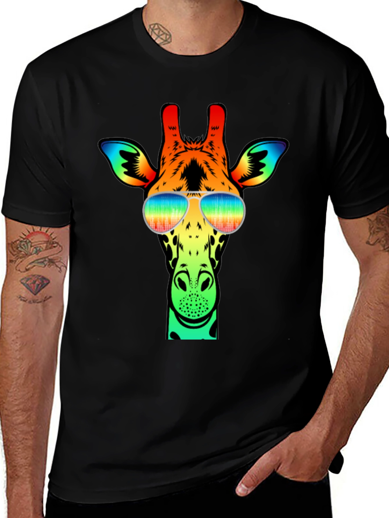 Cool Giraffe Graphic Tee